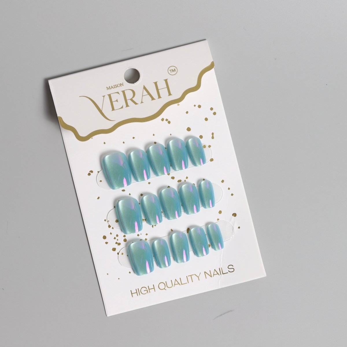 Blue Galaxy | Galaxy Press On Nails Wholesale | Premium Cat Eye Nails - Vihaan Wholesale Trading