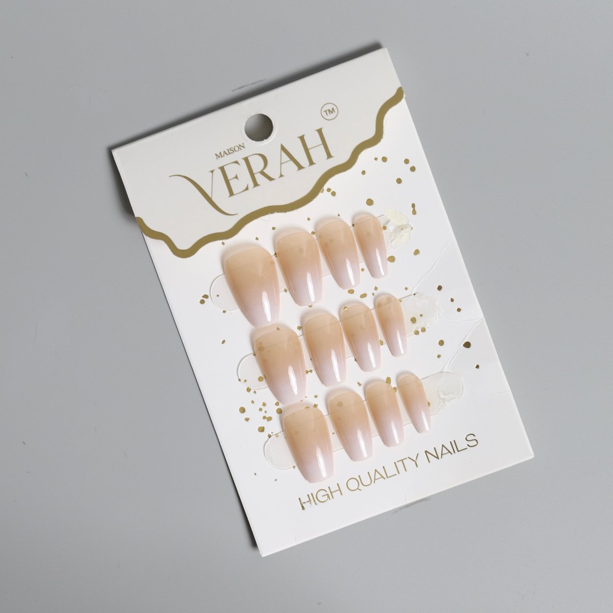 Classic Ombre | Classic Press On Nails Wholesale | 15pcs Soft Gel Nails - Vihaan Wholesale Trading
