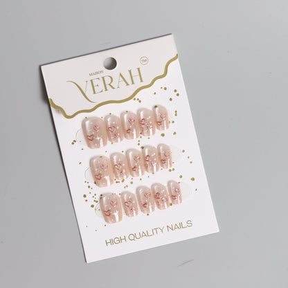 Heart Popping | Luxury Press On Nails Wholesale | Handmade 3D Nail Art - Vihaan Wholesale Trading