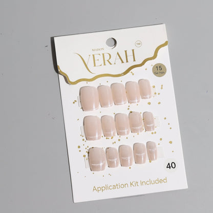 Muted Nude Galaxy | Galaxy Press On Nails Wholesale | Premium Cat Eye Nails with application kit. - Vihaan Wholesale Trading