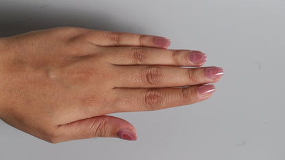 Pink Hearts Galaxy | Galaxy Press On Nails Wholesale | Premium Cat Eye Nails with application kit.