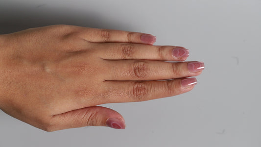 Pink Hearts Galaxy | Galaxy Press On Nails Wholesale | Premium Cat Eye Nails with application kit.