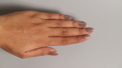 Green Gold | Galaxy Press On Nails Wholesale | Premium Cat Eye Nails with application kit.