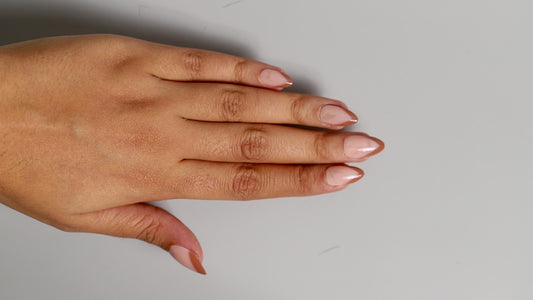 Brown French | Classic Press On Nails Wholesale | 15pcs Soft Gel Nails