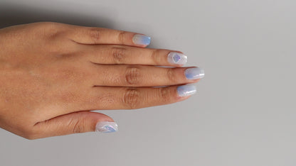 Blue Mermaid Diaries | Luxury Press On Nails Wholesale | Handmade 3D Nail Art with application kit.