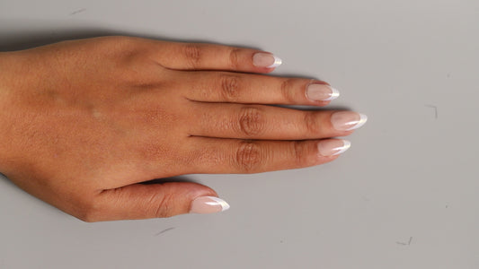 Magical French |  Classic Press On Nails Wholesale | 15pcs Soft Gel Nails