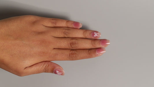 Butterfly Shine | Luxury Press On Nails Wholesale | Handmade 3D Nail Art with application kit.