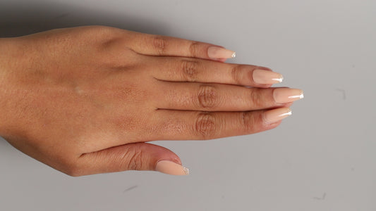 Nude Coffin | Classic Press On Nails Wholesale | 15pcs Soft Gel Nails