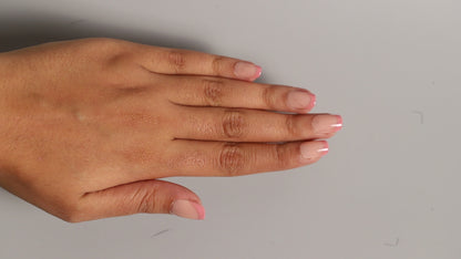 Short Nude Pink French | Classic Press On Nails Wholesale | 15pcs Soft Gel Nails