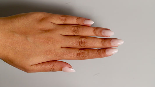 Cream Solid Ombre | Classic Press On Nails Wholesale | 15pcs Soft Gel Nails