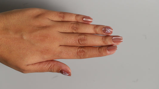 Pink Butterfly Galaxy | Galaxy Press On Nails Wholesale | Premium Cat Eye Nails with application kit.