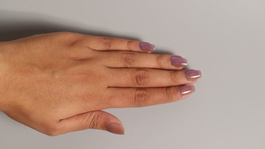 Purple Gold Galaxy | Galaxy Press On Nails Wholesale | Premium Cat Eye Nails with application kit.