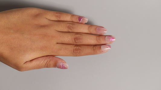 Pink Mermaid Diaries | Luxury Press On Nails Wholesale | Handmade 3D Nail Art with application kit.