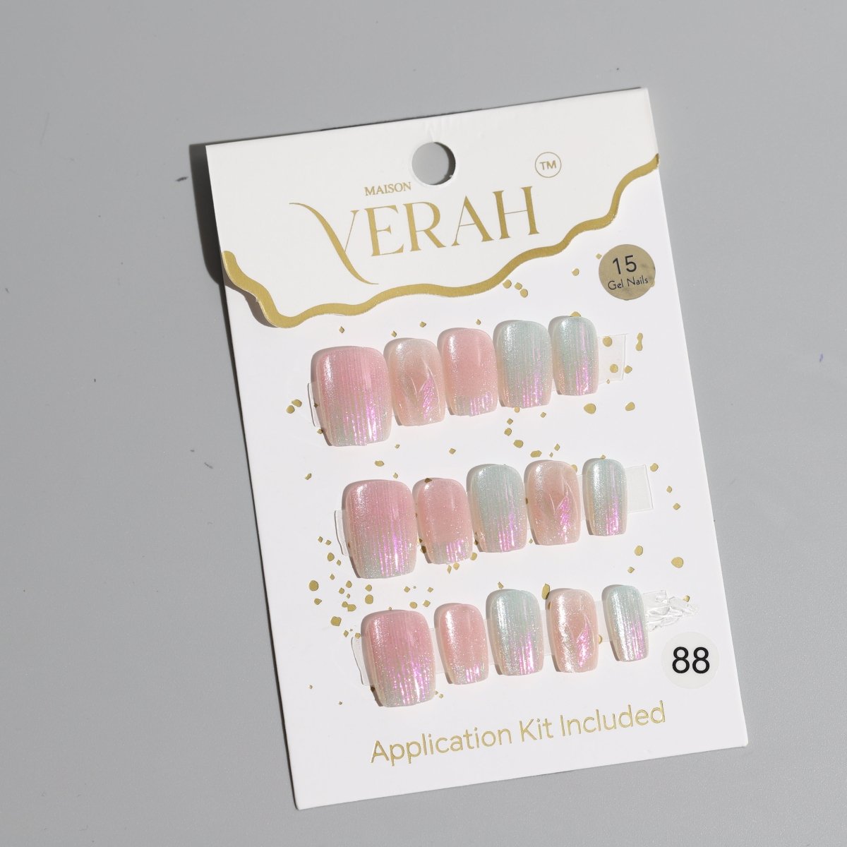 Scintillating Mermaid Sparkle Galaxy | Galaxy Press On Nails Wholesale | Premium Cat Eye Nails with application kit. - Vihaan Wholesale Trading