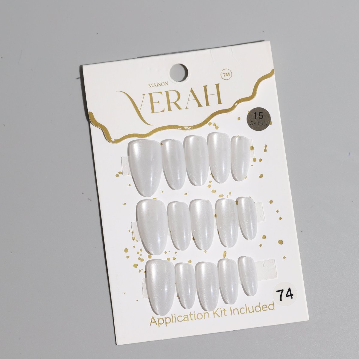 Soft Reflective Silver Galaxy | Galaxy Press On Nails Wholesale | Premium Cat Eye Nails with application kit. - Vihaan Wholesale Trading