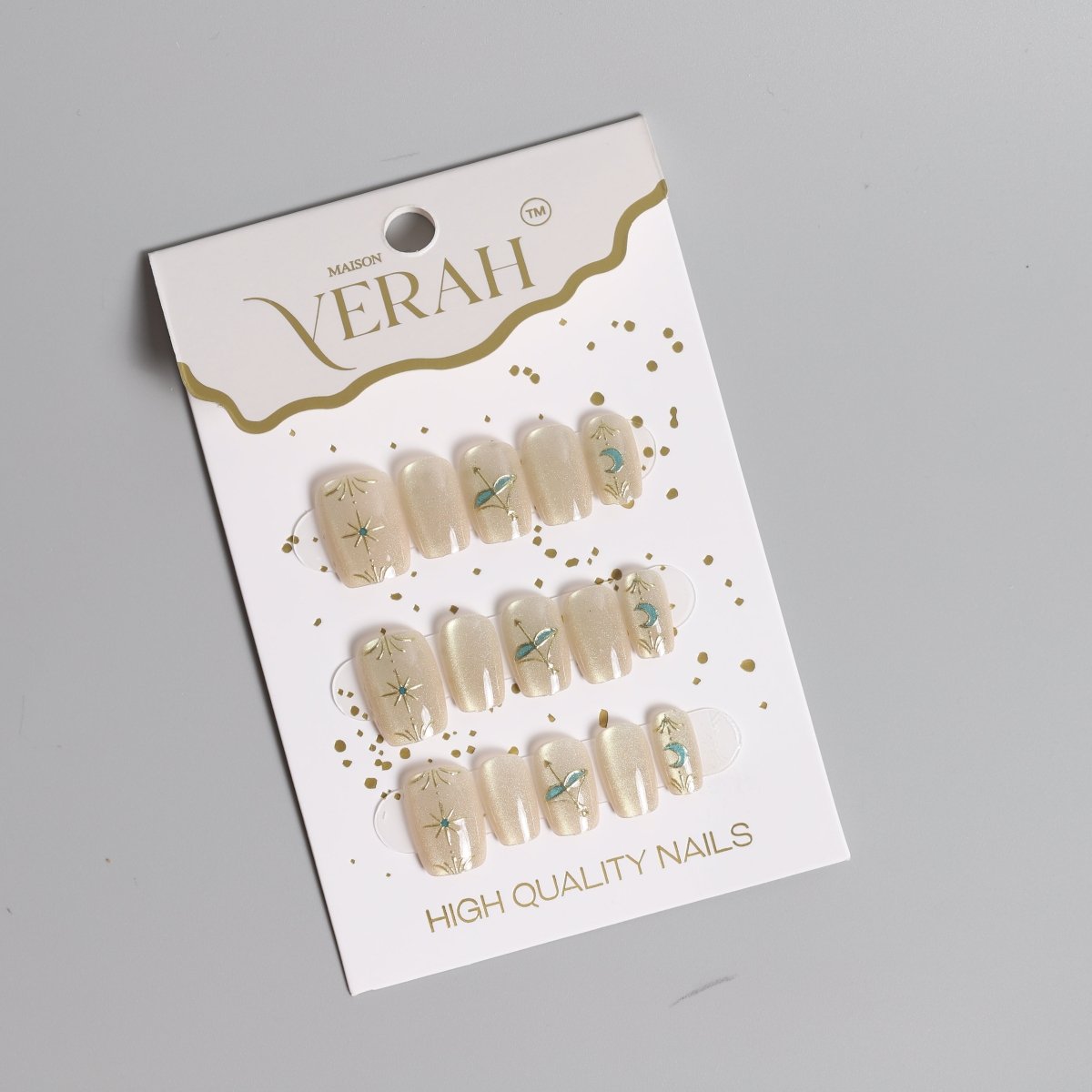 Sparkling Clear | Luxury Press On Nails Wholesale | Handmade 3D Nail Art - Vihaan Wholesale Trading