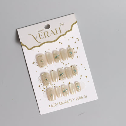 Sparkling Clear | Luxury Press On Nails Wholesale | Handmade 3D Nail Art - Vihaan Wholesale Trading