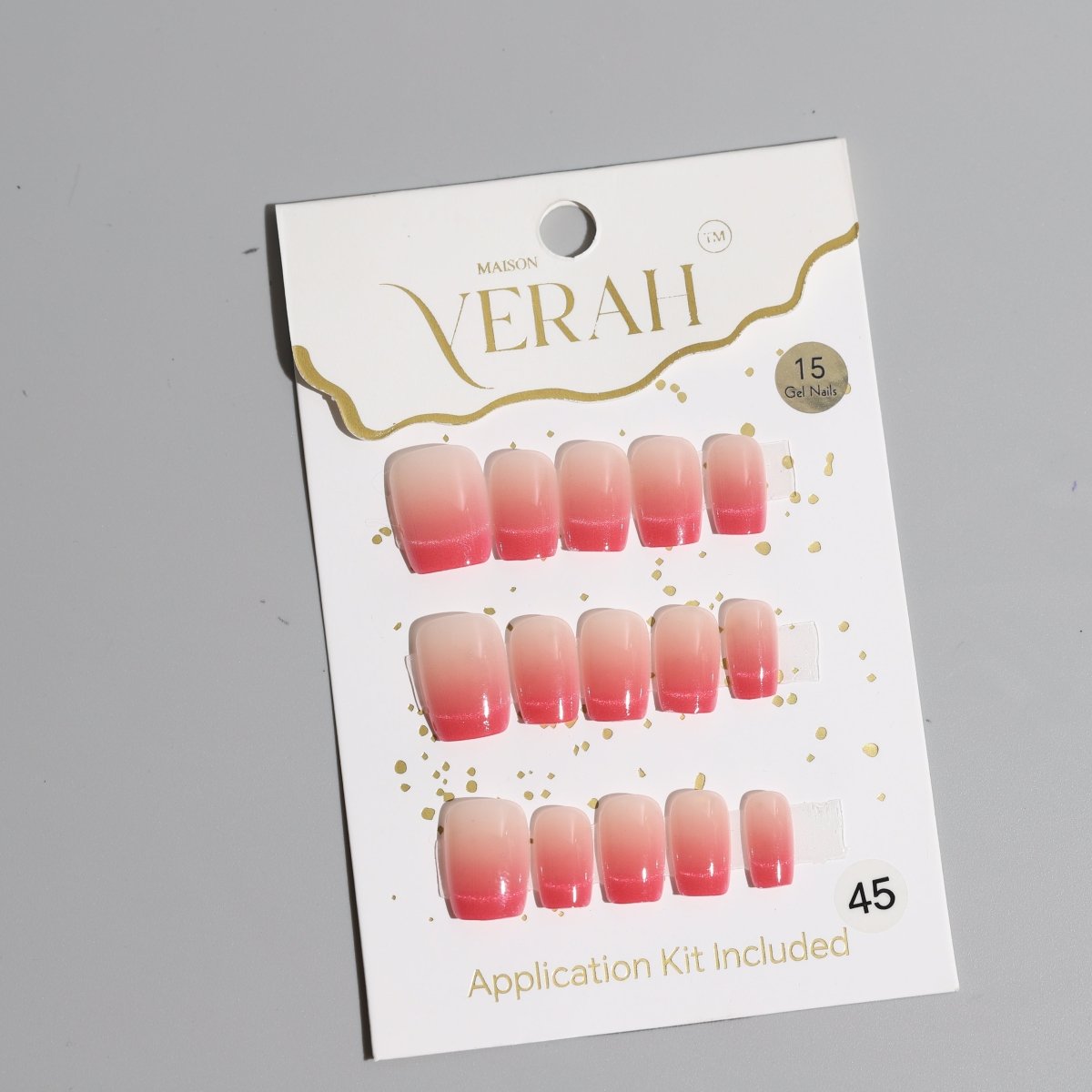 Sunset Ombre Galaxy | Galaxy Press On Nails Wholesale | Premium Cat Eye Nails with application kit. - Vihaan Wholesale Trading
