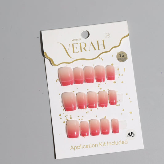 Sunset Ombre Galaxy | Galaxy Press On Nails Wholesale | Premium Cat Eye Nails with application kit. - Vihaan Wholesale Trading