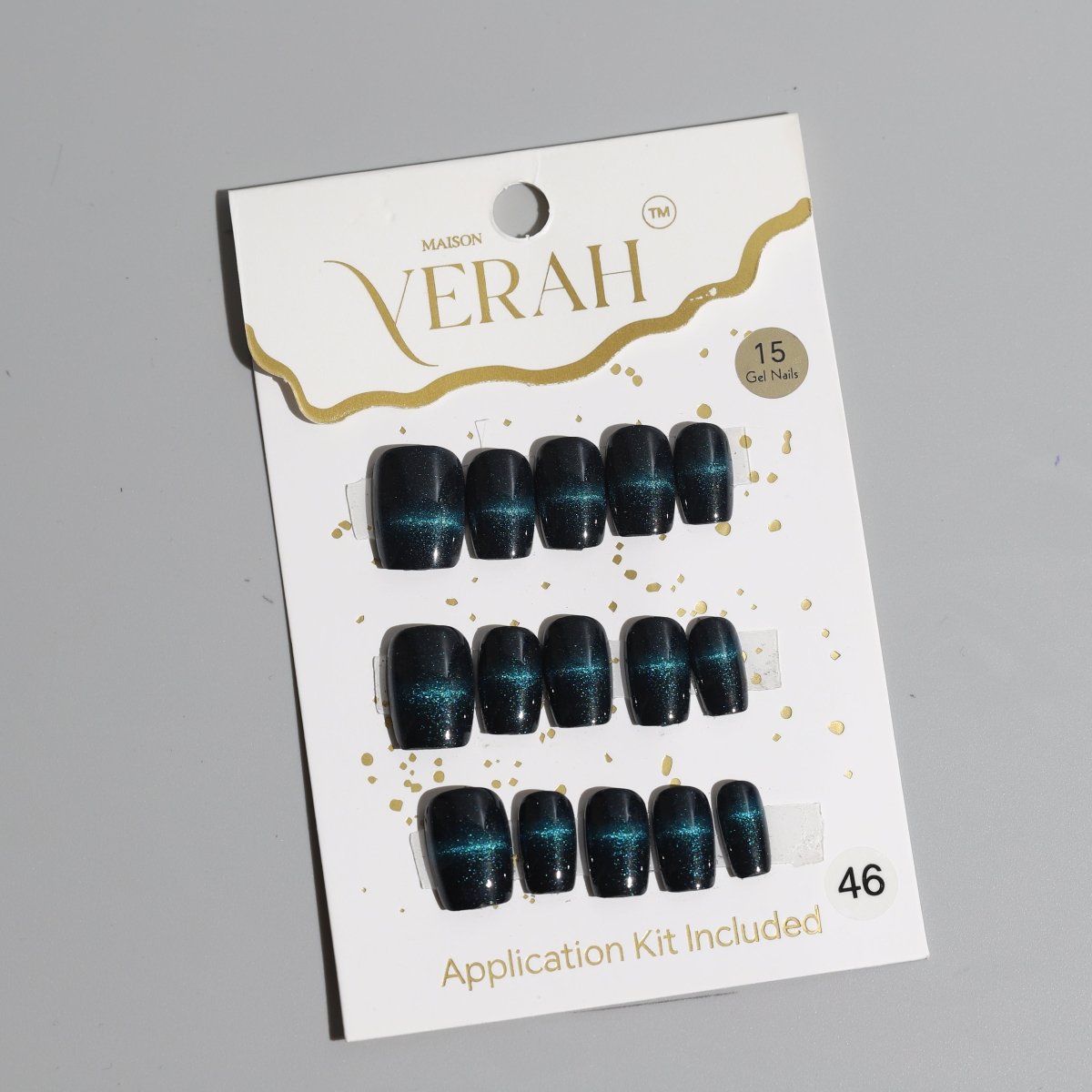 Twilight Blue Galaxy | Galaxy Press On Nails Wholesale | Premium Cat Eye Nails with application kit. - Vihaan Wholesale Trading